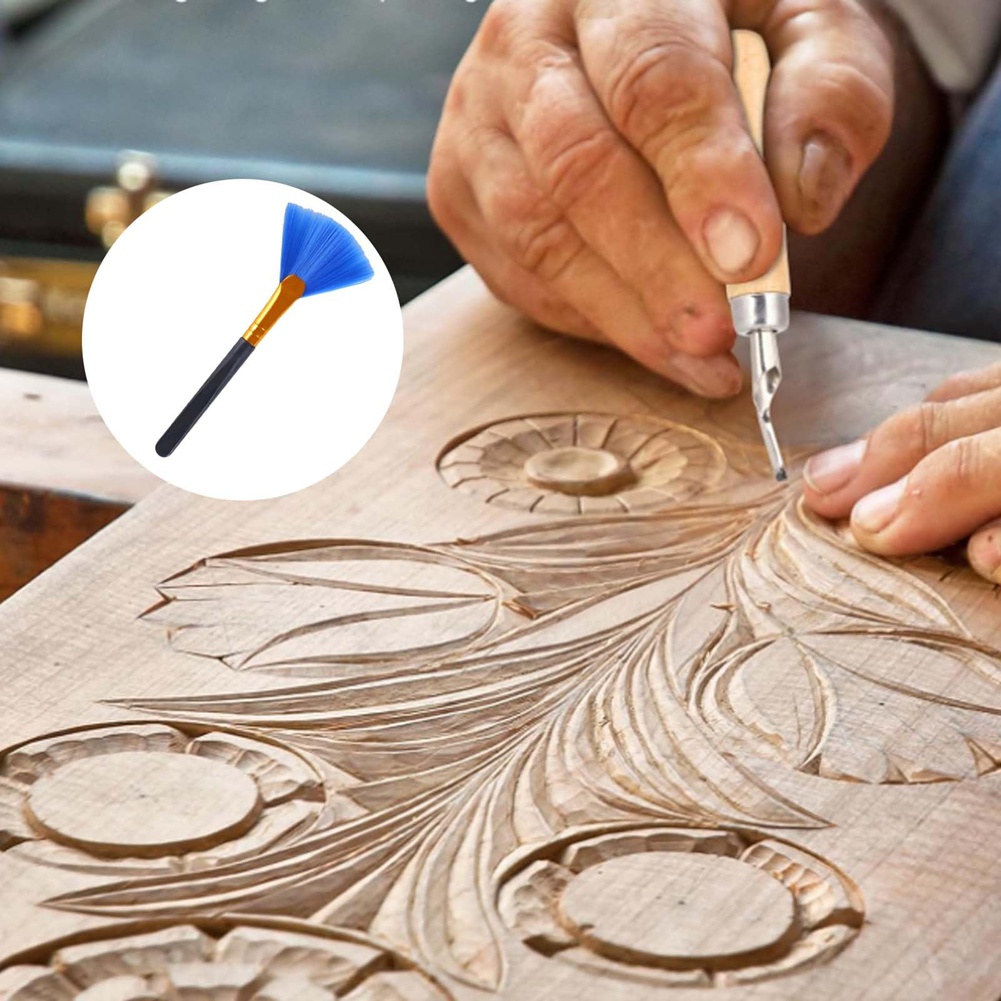 Linocut Carving Tool - แฮปปี้ทู.1 ชุดเครื่องมือไลโนคัท พร้อมหัวใบมีด 5 แบบ บล็อกยางสำหรับแกะสลัก