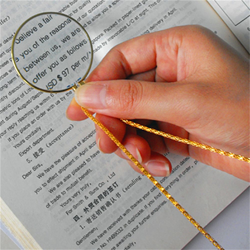 Art Craft Optical - แว่นขยายแบบสร้อยคอ 5 เท่า ขนาด 40 มม.