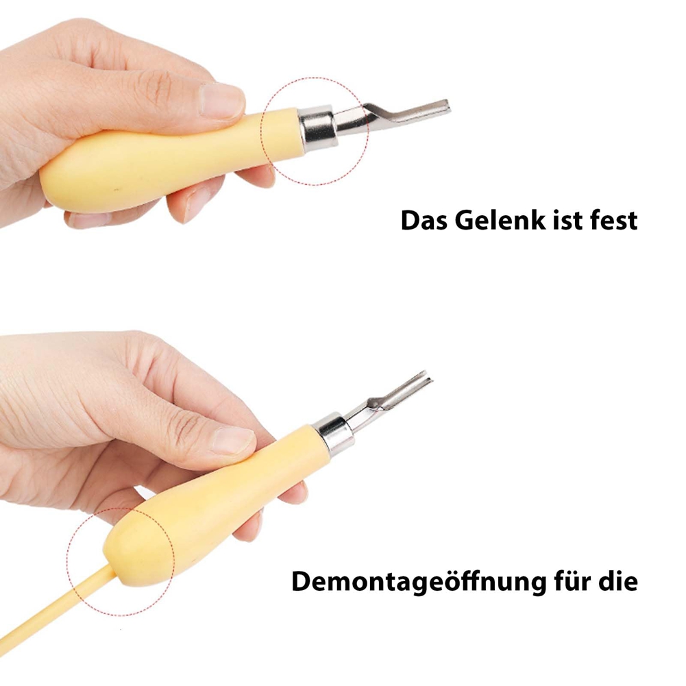 Linocut Carving Tool - A92P ชุดเครื่องมือแกะสลักลินโอคัท 1 ชุด พร้อมหัวใบมีด 5