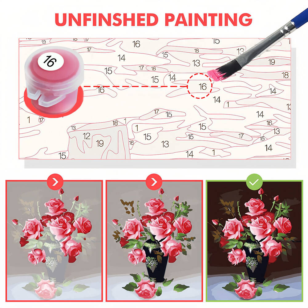 ชุดภาพวาดสีน้ำมันดิจิตอล DIY แ - Art Craft Winter บทวิจารณ์และราคา