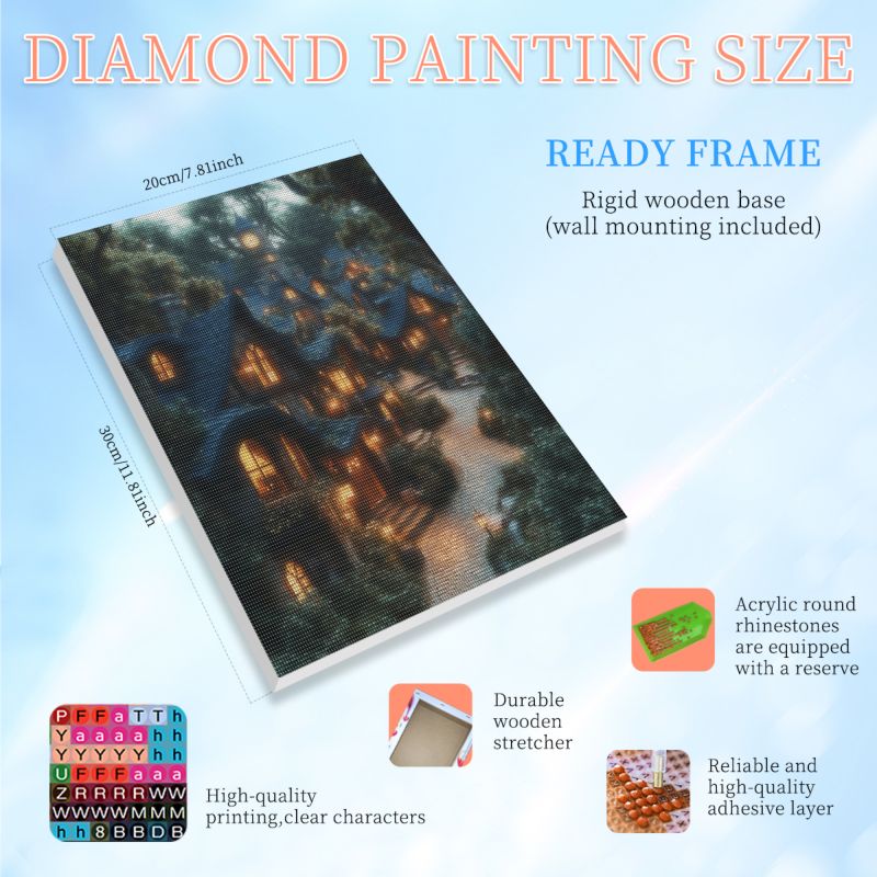 RUOPOTY ชุดภาพวาดเพชร 5 มิติ ส - Art Craft Adult บทวิจารณ์และราคา