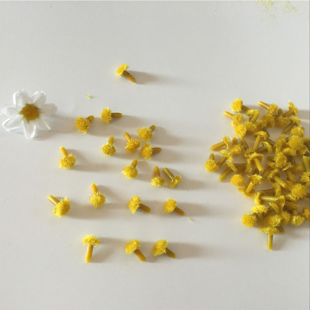 200 ชิ้น เกสรดอกทานตะวันสีสันส - Art Craft Flower บทวิจารณ์และราคา