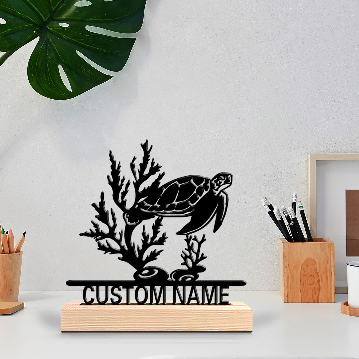 รูปปั้นเต่าทะเลนามธรรม 1 ชิ้น  - Art Craft Home บทวิจารณ์และราคา