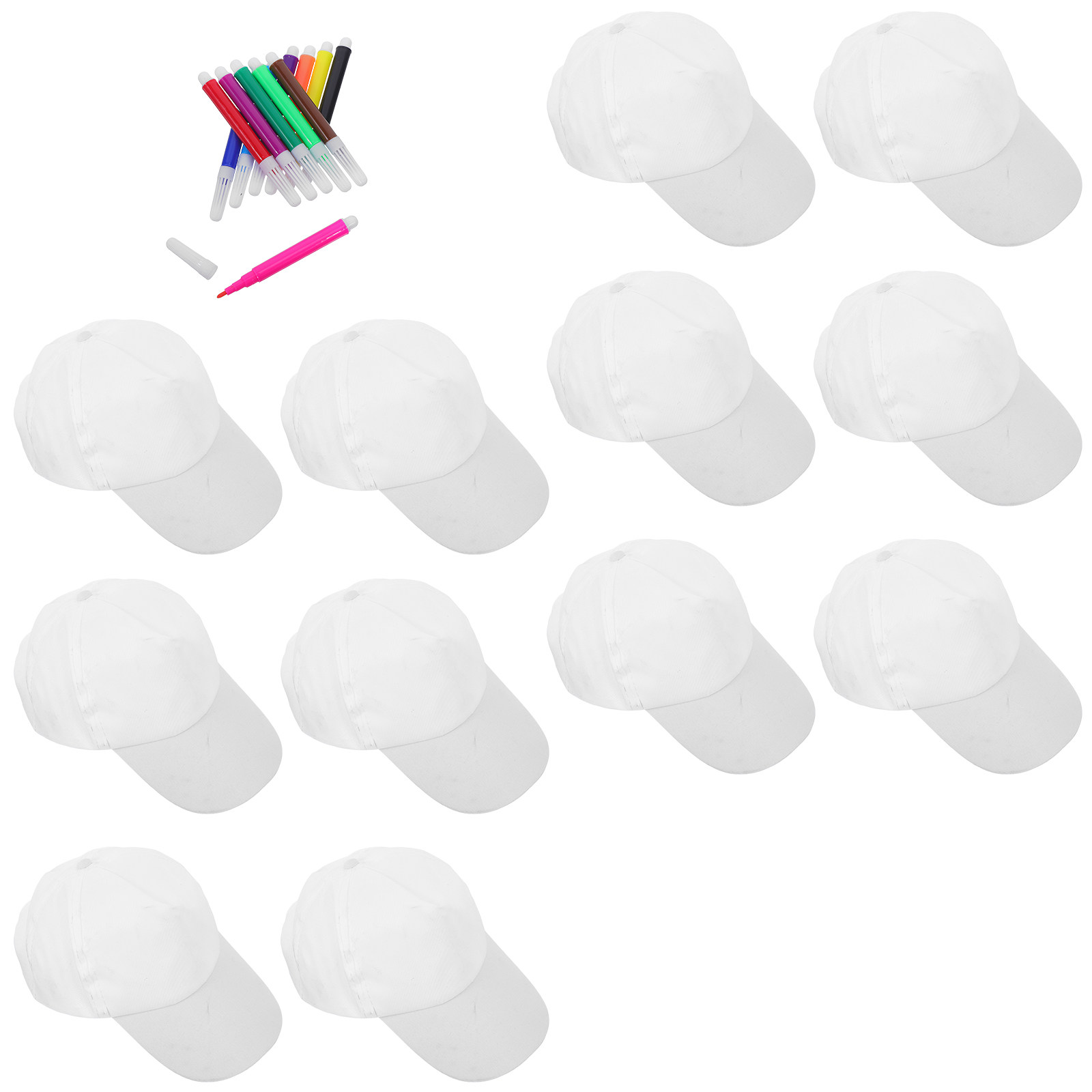ชุดหมวกเบสบอลเด็กสีขาวล้วน หมว - Art Craft Kits บทวิจารณ์และราคา