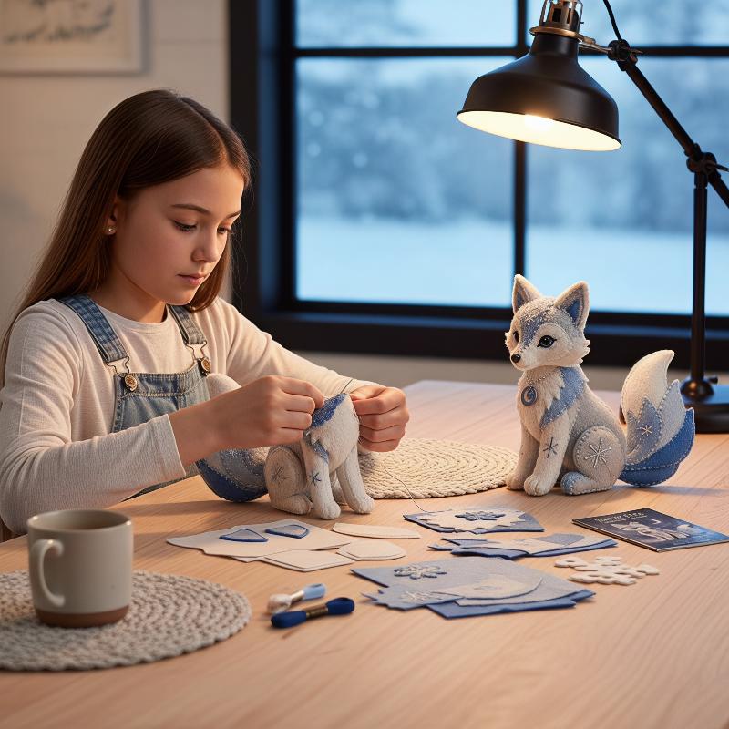 ชุดงานฝีมือ DIY ตุ๊กตาสัตว์ 3  - Art Craft Winter บทวิจารณ์และราคา