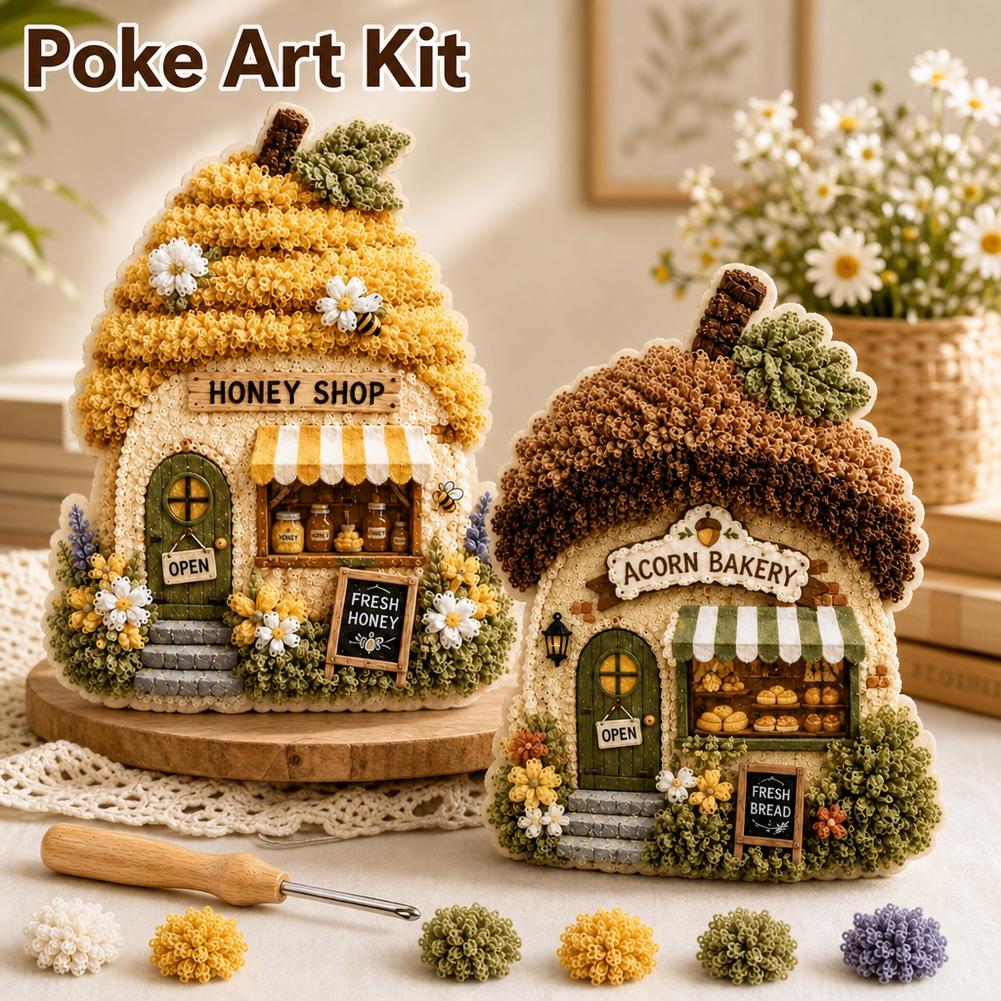 ชุดงานฝีมือปักผ้า 3 มิติ ลายบ้ - Art Craft Village บทวิจารณ์และราคา