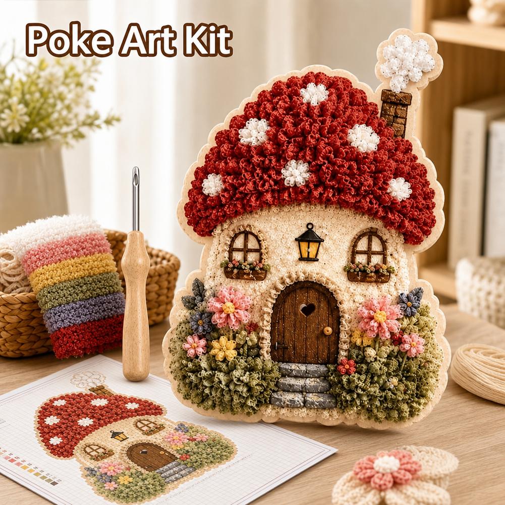 ชุดงานฝีมือปักผ้า 3 มิติ ลายบ้ - Art Craft Village บทวิจารณ์และราคา