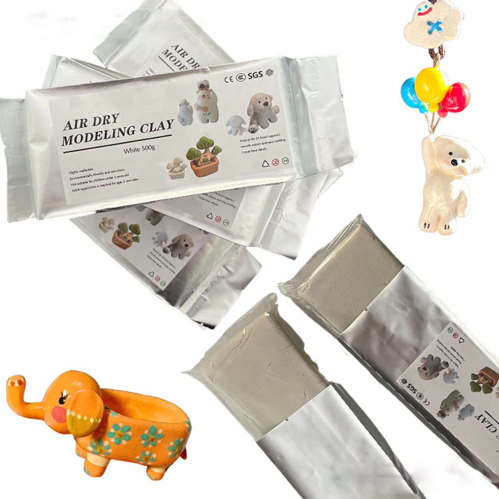 ดินปั้นแห้งเร็ว 500 กรัม ไม่ต้ - Air Dry Clay บทวิจารณ์และราคา