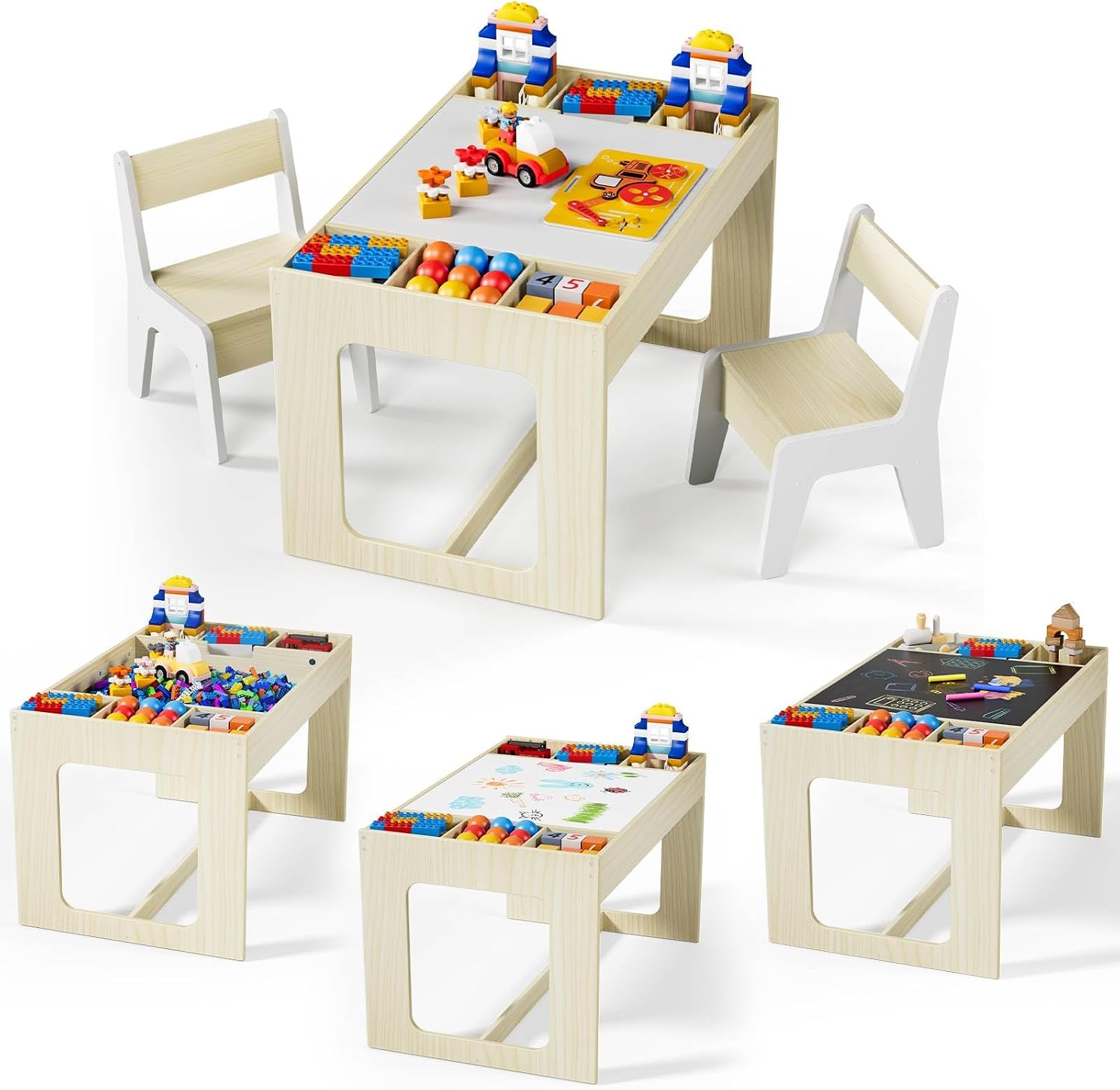 ชุดโต๊ะและเก้าอี้ศิลปะสำหรับเด - Art And Craft For Nursery บทวิจารณ์และราคา