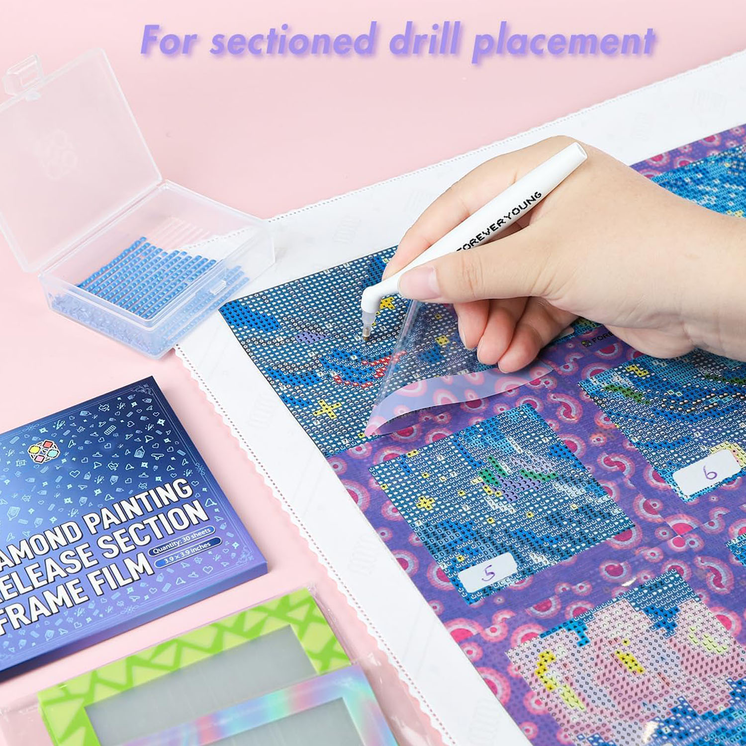 ชุดอุปกรณ์จัดตำแหน่งภาพวาดเพชร - Art Craft Kits บทวิจารณ์และราคา