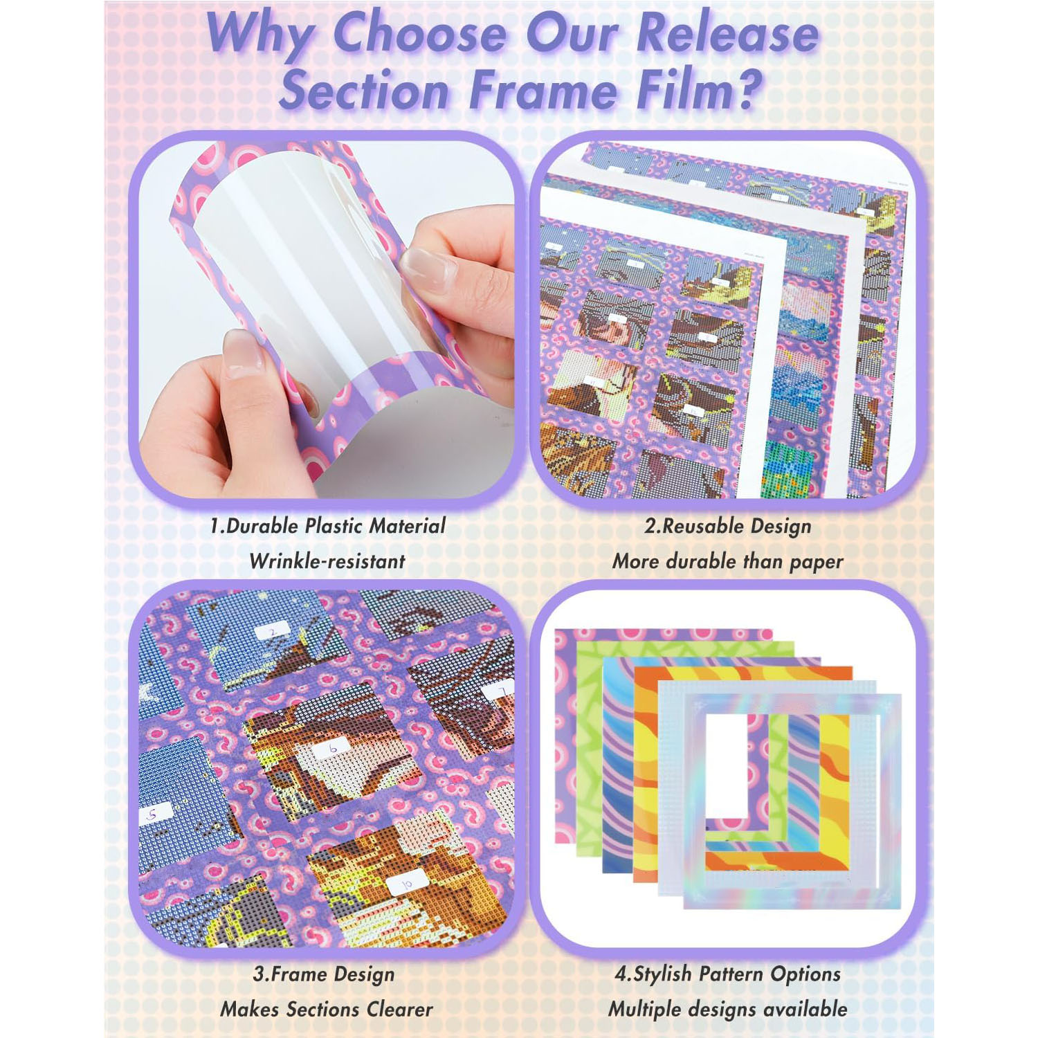 ชุดอุปกรณ์จัดตำแหน่งภาพวาดเพชร - Art Craft Kits บทวิจารณ์และราคา