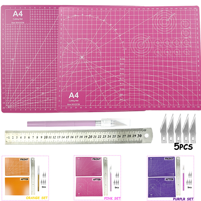 ชุดแผ่นรองตัด PVC ขนาด A4, อุป - Art Craft Knife บทวิจารณ์และราคา