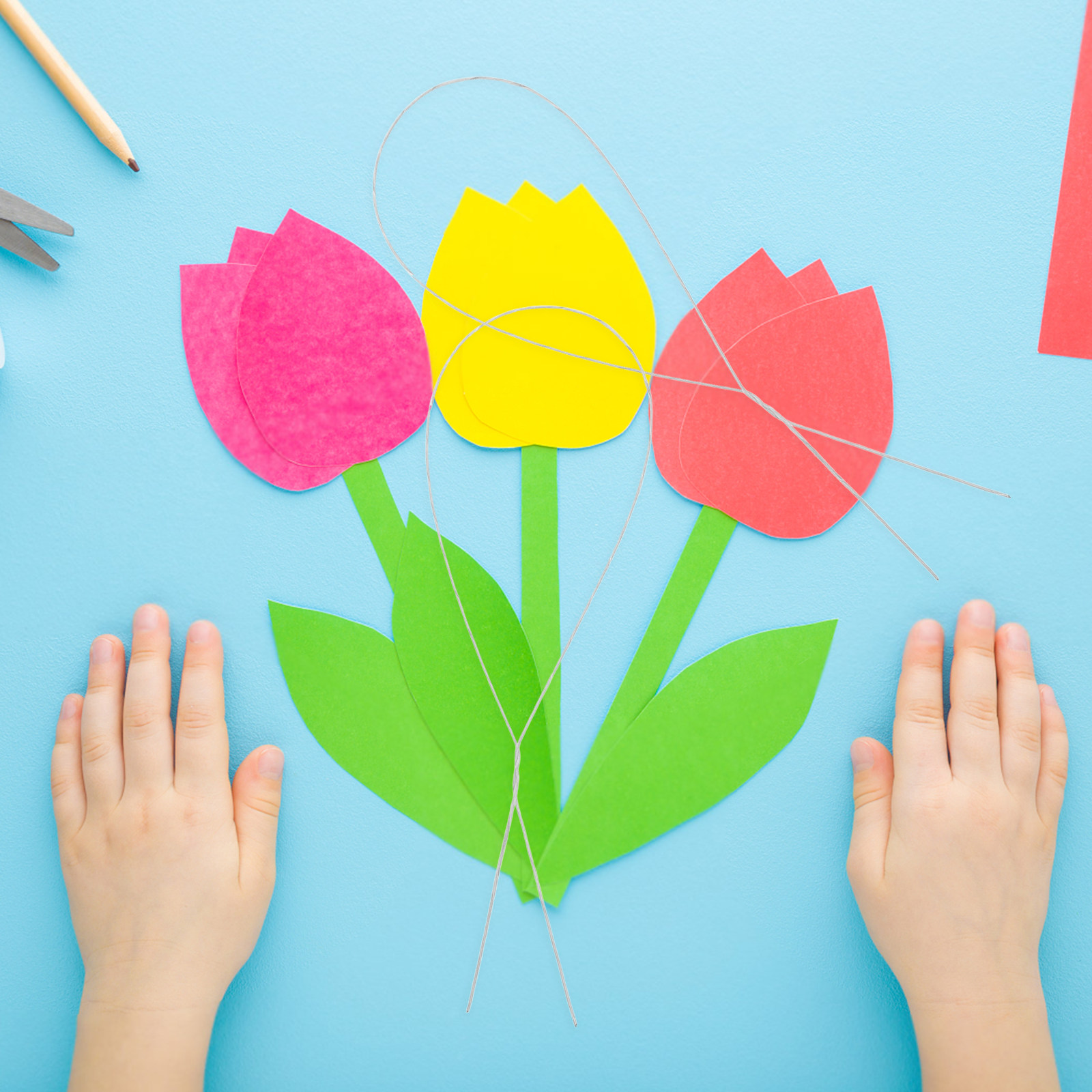 ลวดก้านดอกไม้สำหรับงานฝีมือ 50 - Art Craft Flower บทวิจารณ์และราคา