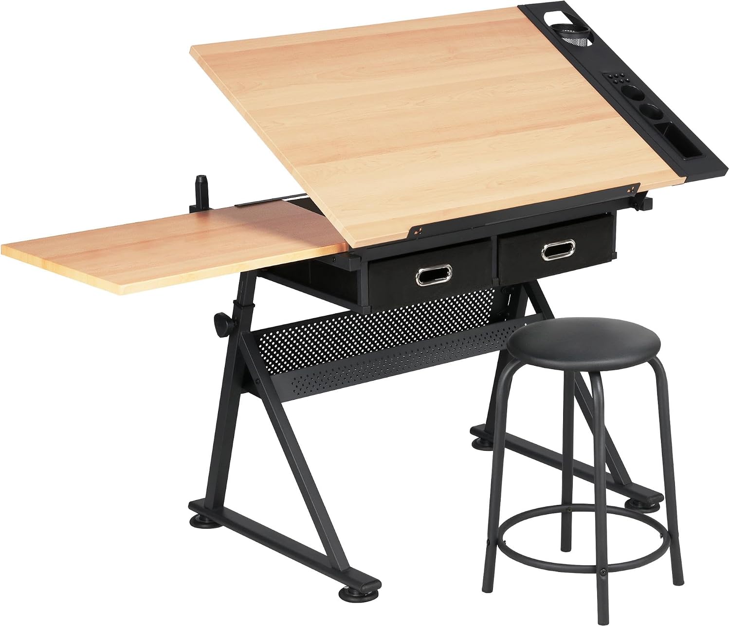 โต๊ะเขียนแบบปรับระดับได้พร้อมเ - Art Craft Home บทวิจารณ์และราคา