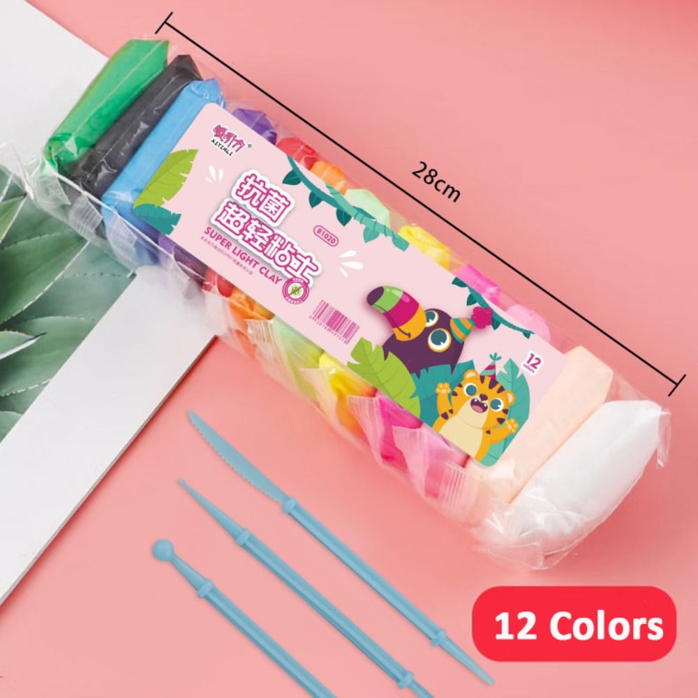 ดินน้ำมันพลาสติกน้ำหนักเบาพิเศ - Air Dry Clay บทวิจารณ์และราคา