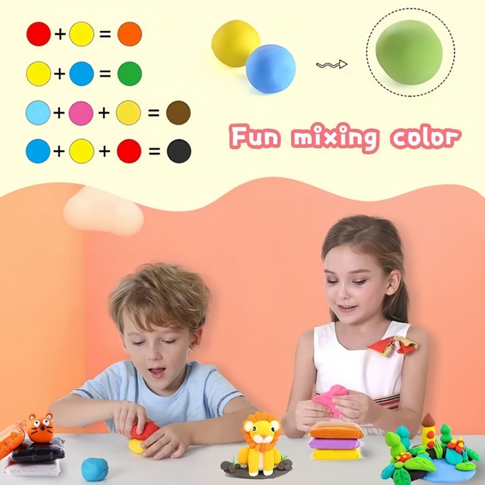 เด็ก ULTRA LIGHT Clay DIY ชุด  - Air Dry Clay บทวิจารณ์และราคา