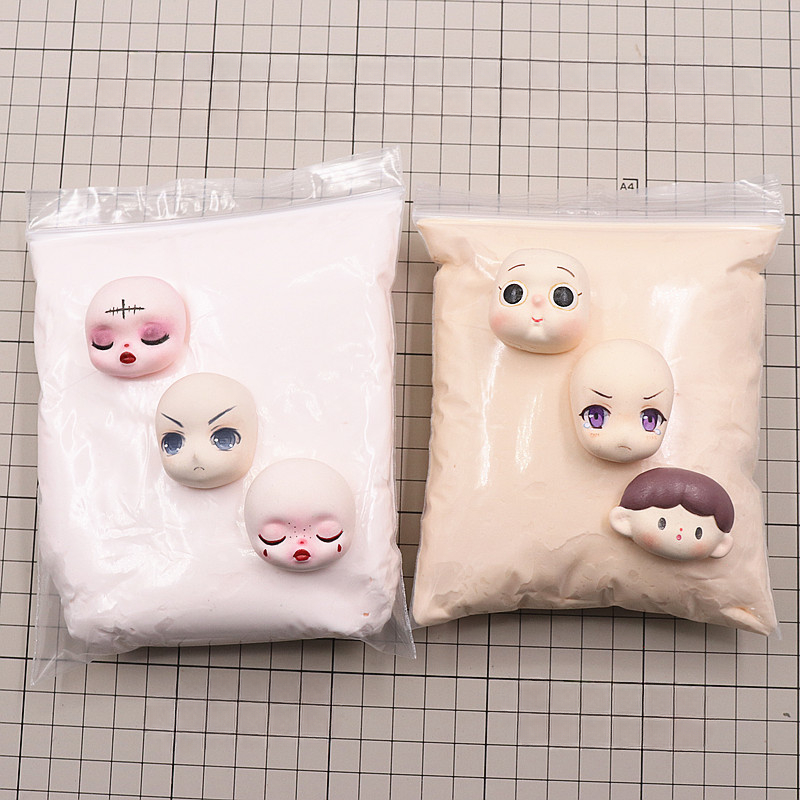 ดินปั้นเนื้อนุ่มสีขาว/ชมพู 100 - Air Dry Clay บทวิจารณ์และราคา