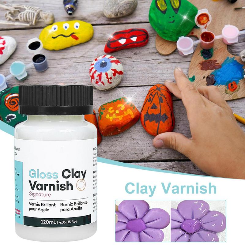120ml เคลือบเงาอะคริลิค GLOSS  - Air Dry Clay บทวิจารณ์และราคา