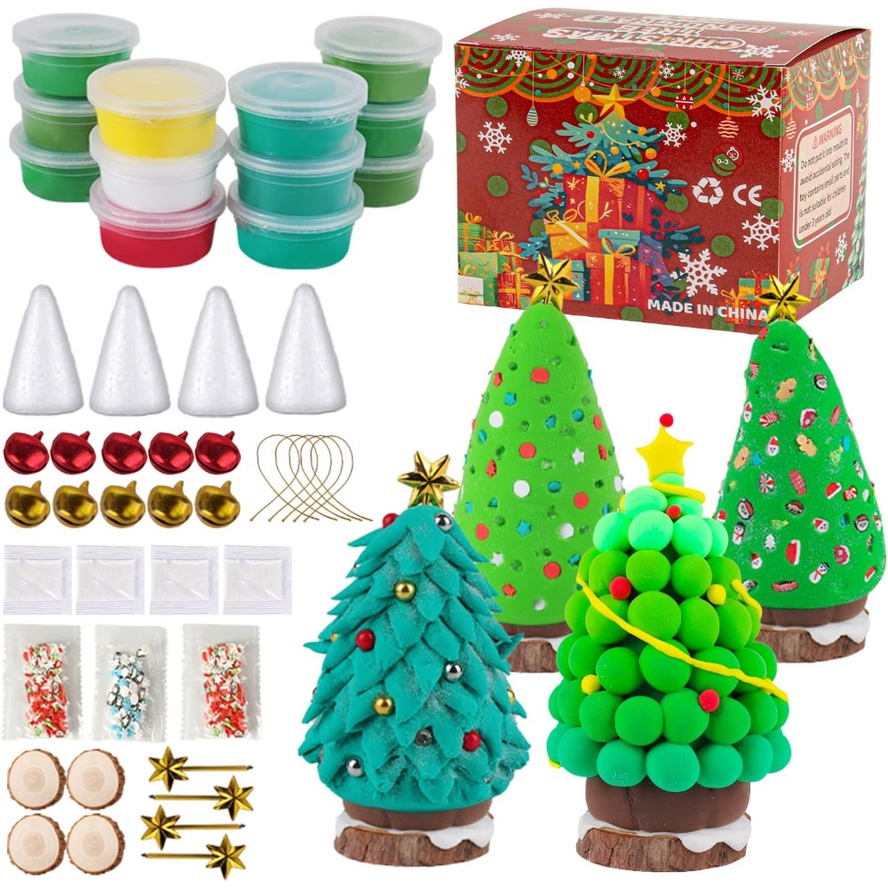 ชุดทำต้นคริสต์มาส DIY สำหรับเด - Air Dry Clay บทวิจารณ์และราคา