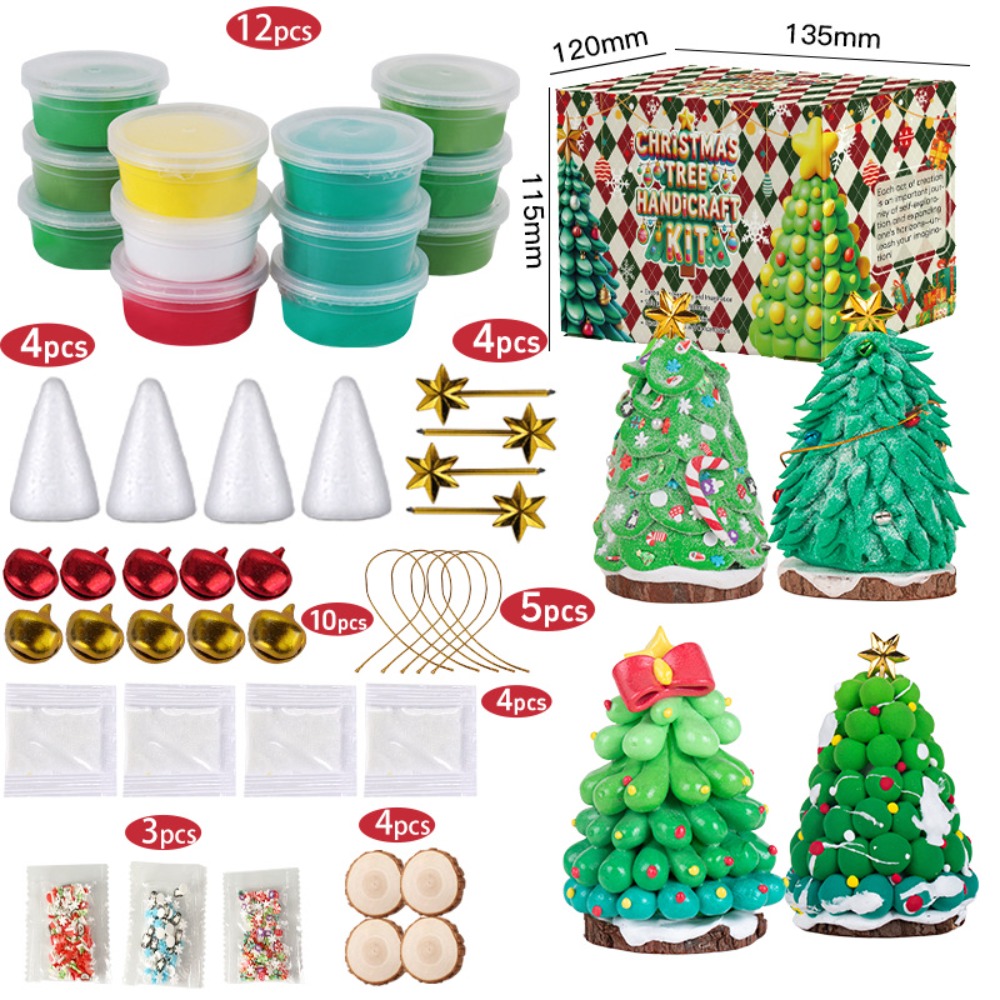 ชุดทำต้นคริสต์มาส DIY สำหรับเด - Air Dry Clay บทวิจารณ์และราคา