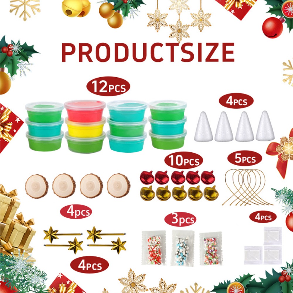 ชุดทำต้นคริสต์มาส DIY สำหรับเด - Air Dry Clay บทวิจารณ์และราคา