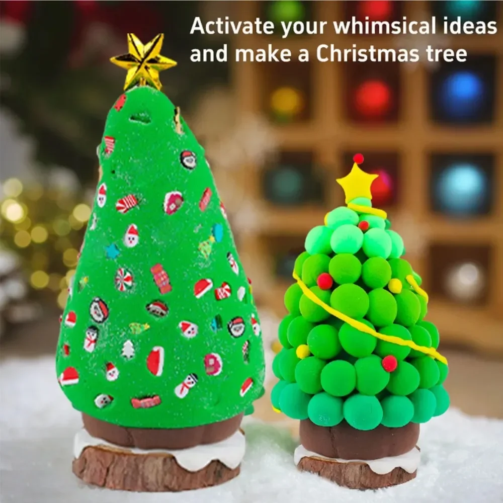 ชุดทำต้นคริสต์มาส DIY สำหรับเด - Air Dry Clay บทวิจารณ์และราคา