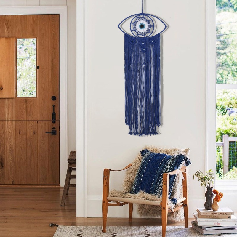 ผ้าทอแขวนผนังลายตาปีศาจแบบนอร์ - Art Craft Home บทวิจารณ์และราคา
