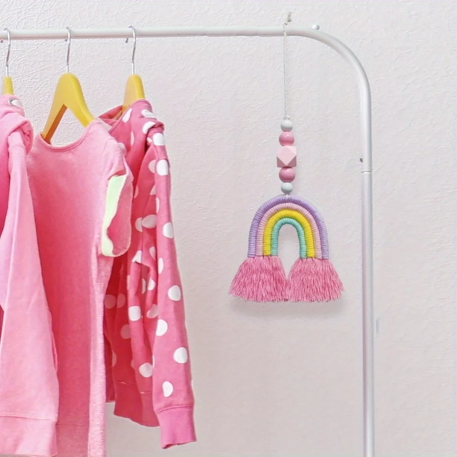 โมบายลมสีรุ้ง งานถักทอขนาดเล็ก - Art And Craft For Nursery บทวิจารณ์และราคา