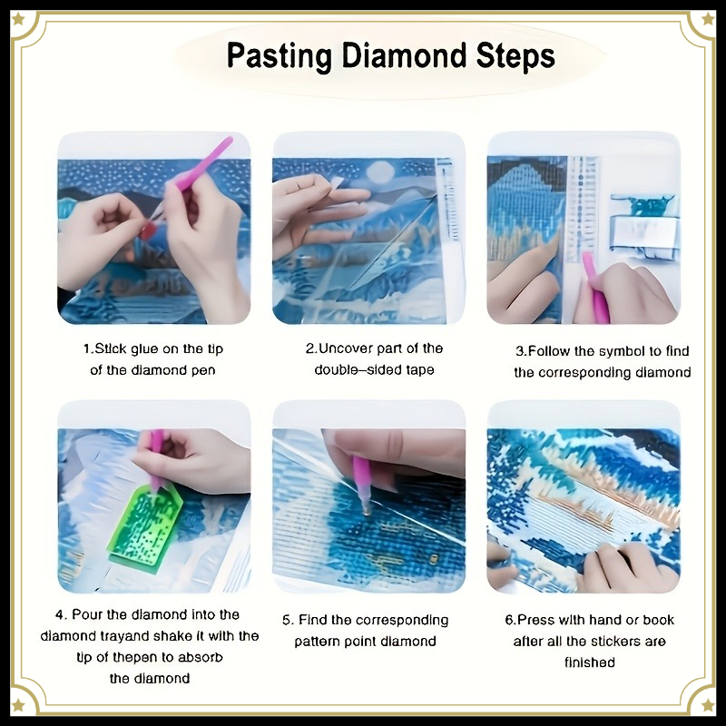 ภาพวาดเพชรทรงกลมเต็มรูปแบบ ลาย - Art Craft Decoration Ideas บทวิจารณ์และราคา