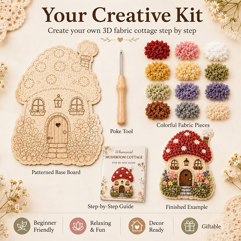 ชุดงานฝีมือ DIY บ้านเห็ด 3 มิต - Art Craft Home บทวิจารณ์และราคา