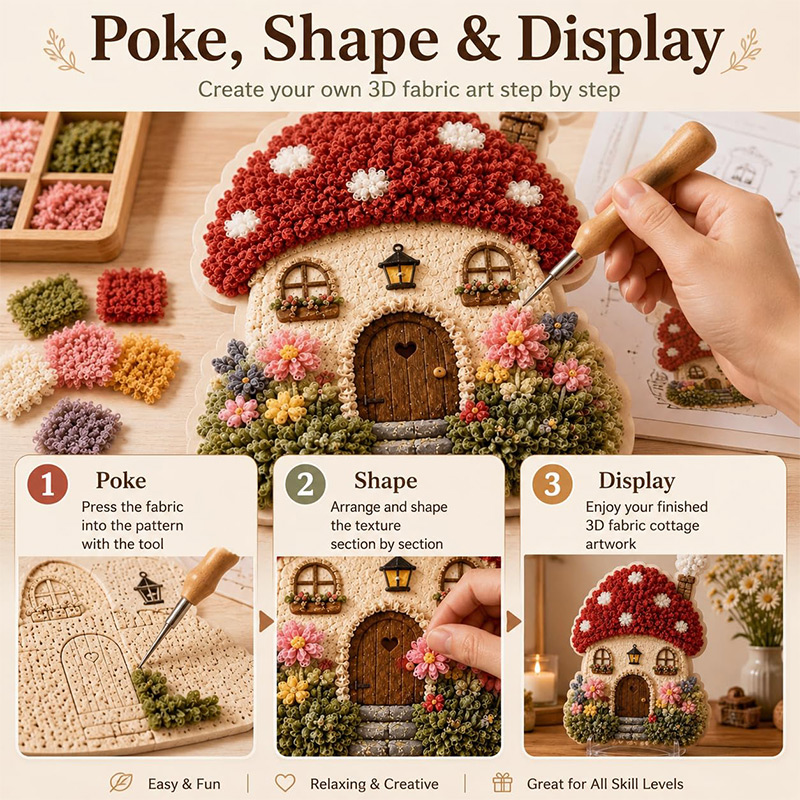 ชุดงานฝีมือ DIY บ้านเห็ด 3 มิต - Art Craft Home บทวิจารณ์และราคา