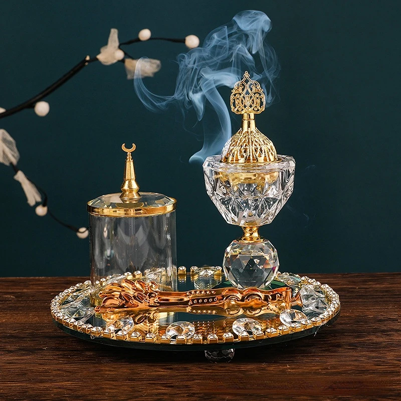 ชุดเตาเผากำยานทรงกลมสีทองคริสต - Art Craft Decoration Ideas บทวิจารณ์และราคา