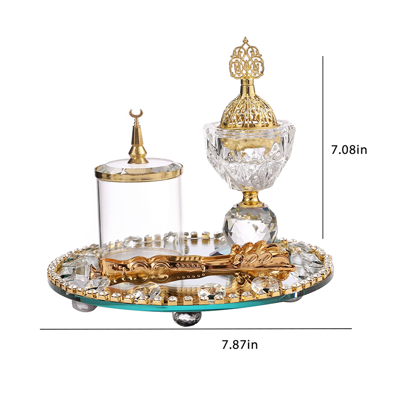 ชุดเตาเผากำยานทรงกลมสีทองคริสต - Art Craft Decoration Ideas บทวิจารณ์และราคา