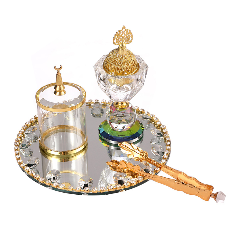 ชุดเตาเผากำยานทรงกลมสีทองคริสต - Art Craft Decoration Ideas บทวิจารณ์และราคา