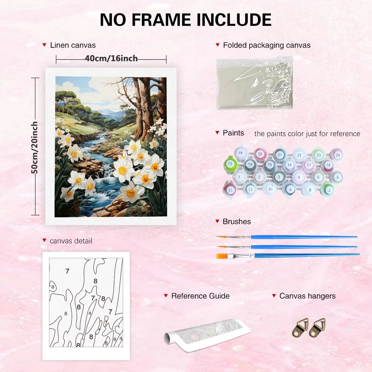ภาพวาดระบายสีตามตัวเลข GATYZTO - Art Craft Decoration Ideas บทวิจารณ์และราคา