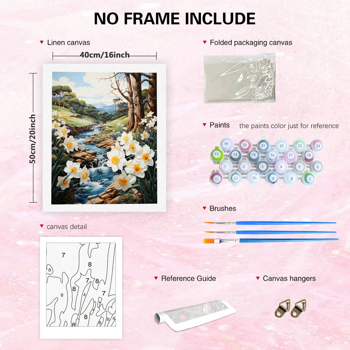 GATYZTORY ชุดระบายสีตามตัวเลข  - Art Craft Decoration Ideas บทวิจารณ์และราคา