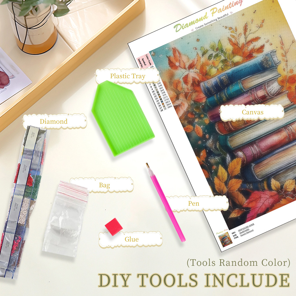 ชุดภาพวาดเพชร RUOPOTY ภาพวิวพร - Art Craft Decoration Ideas บทวิจารณ์และราคา