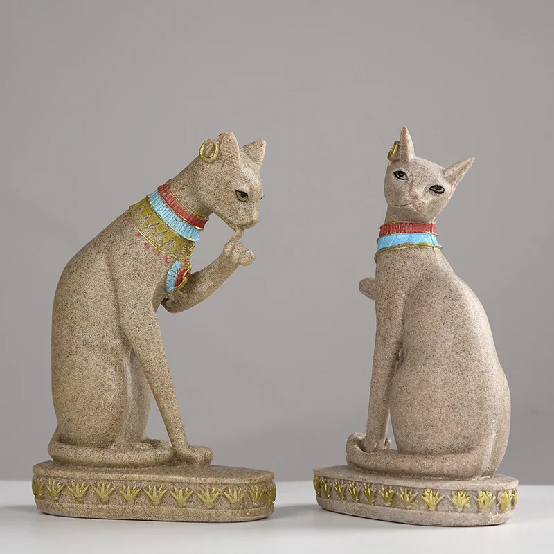 14 ซม.แมวอียิปต์พระเจ้า Art รู - Art Craft Decoration Ideas บทวิจารณ์และราคา
