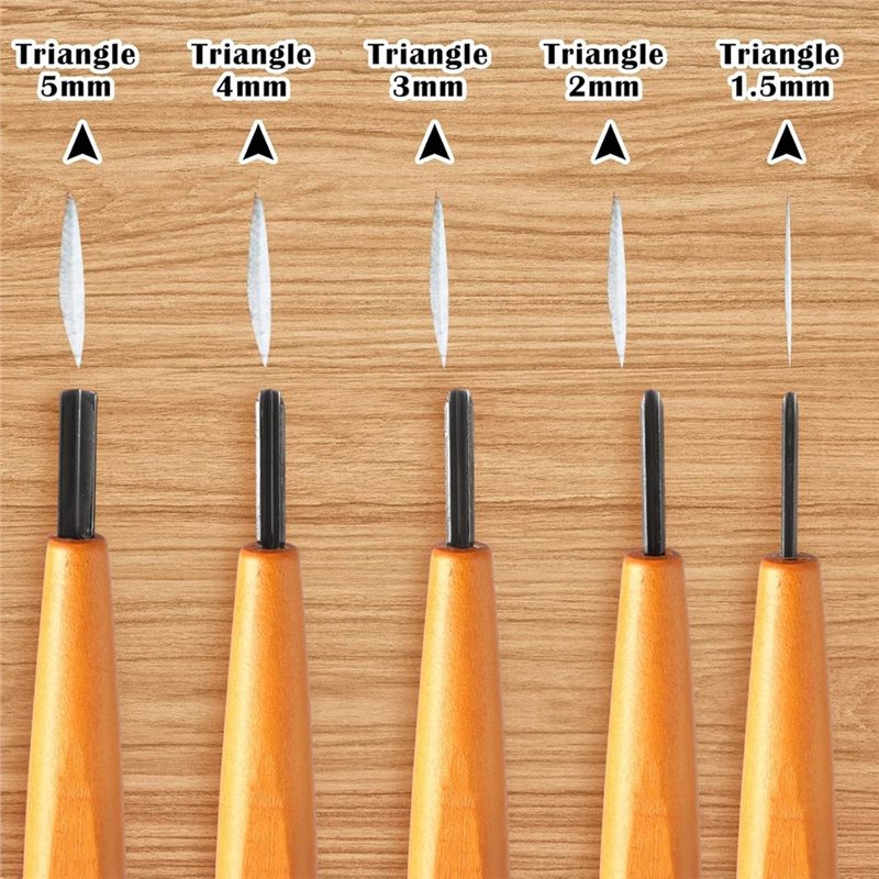 ชุดเครื่องมือแกะสลัก AEA9-5 ชิ - Linocut Carving Tool บทวิจารณ์และราคา