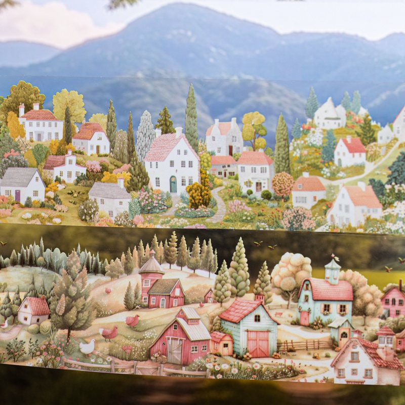 ชุดเทป PET ลายหมู่บ้าน 6 ม้วน  - Art Craft Village บทวิจารณ์และราคา