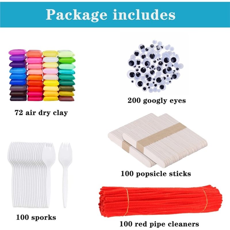 ชุดทำส้อม DIY, ดินเหนียวแห้งเอ - Air Dry Clay บทวิจารณ์และราคา